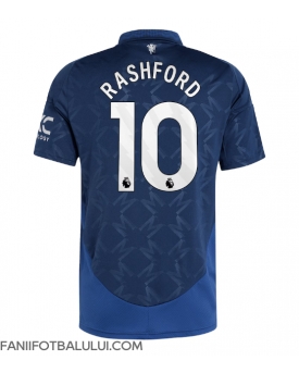 Manchester United Marcus Rashford #10 Tricou Fotbal Replică 2024-25 Barbati Deplasare